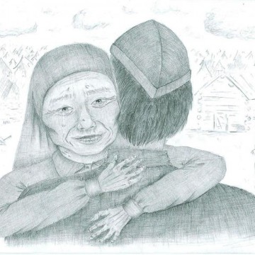 Рисунок Анны Нахрачевой, 15 лет